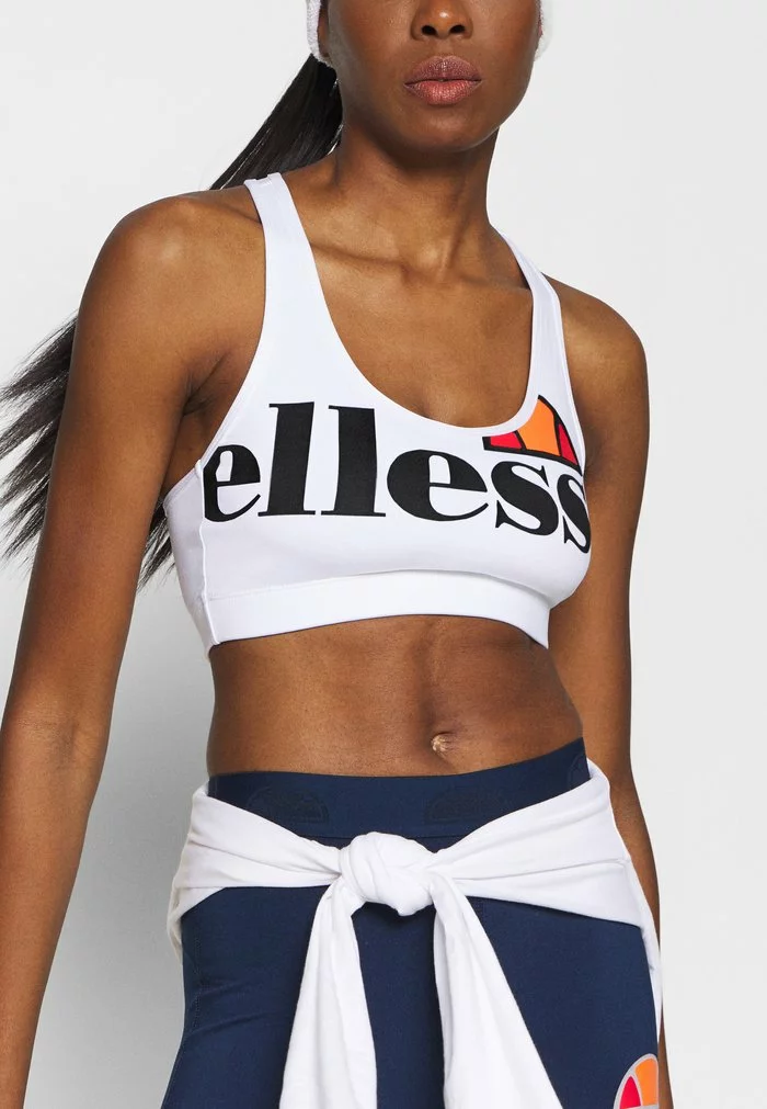 Ellesse PRESELLE - Brassières De Sport à Maintien Normal - White 6 Ellesse PRESELLE - Brassières De Sport à Maintien Normal - White – Image 6
