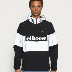 Ellesse SIRIAN 1/2 ZIP JACKET - Veste Légère - Black