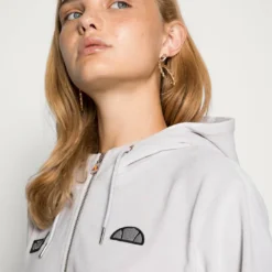 Ellesse KIRSTEN CROP HOODY - Sweat à Capuche Zippé - Light Grey -Ellesse Elegant Boutique 55a52f5a13be448e898a32cf8d0e6a04