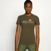 Ellesse DELLE - T-shirt Imprimé - Khaki
