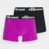 Ellesse PARMO FASHION TRUNKS 2 PACK - Shorty - Purple/black