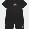 Ellesse GERARIO TEE SET - T-shirt Imprimé - Black