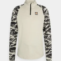 Ellesse SICCIA ZIP - T-shirt à Manches Longues - Beige