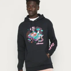 Ellesse SARAN OH HOODY - Sweatshirt - Black