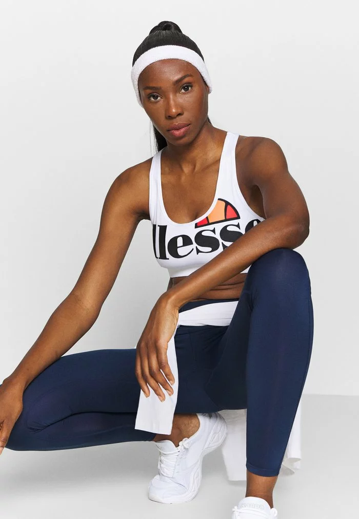 Ellesse PRESELLE - Brassières De Sport à Maintien Normal - White 4 Ellesse PRESELLE - Brassières De Sport à Maintien Normal - White – Image 4