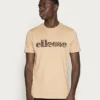 Ellesse CRATER TEE - T-shirt Imprimé - Beige