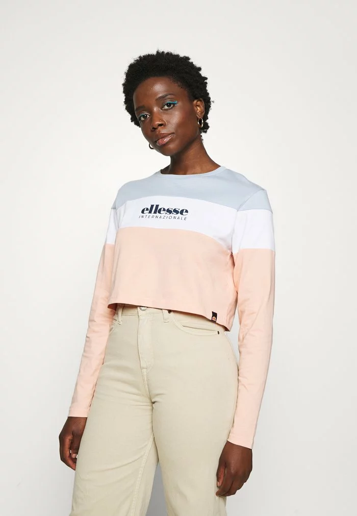 Ellesse BLOCK - T-shirt à Manches Longues - Light Pink 1 Ellesse BLOCK - T-shirt à Manches Longues - Light Pink