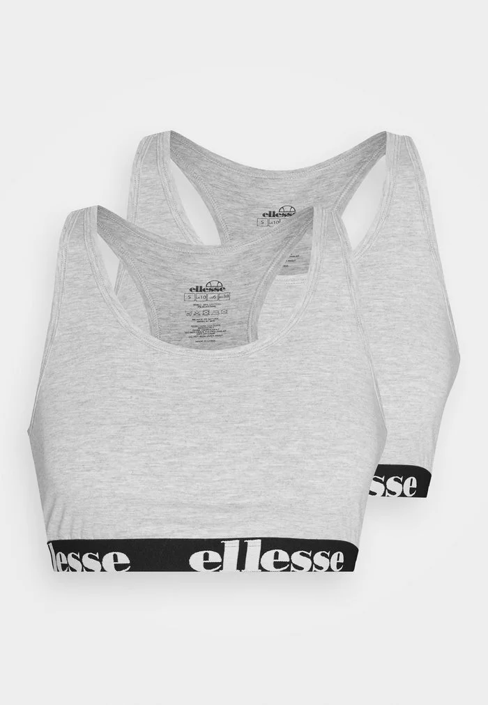 Ellesse MOLIA 2 PACK - Brassière - Grey Marl 1 Ellesse MOLIA 2 PACK - Brassière - Grey Marl