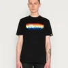 Ellesse UNITY UNISEX - T-shirt Imprimé - Black
