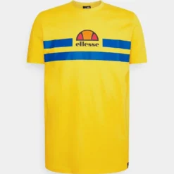 Ellesse APRELA TEE - T-shirt Imprimé - Yellow