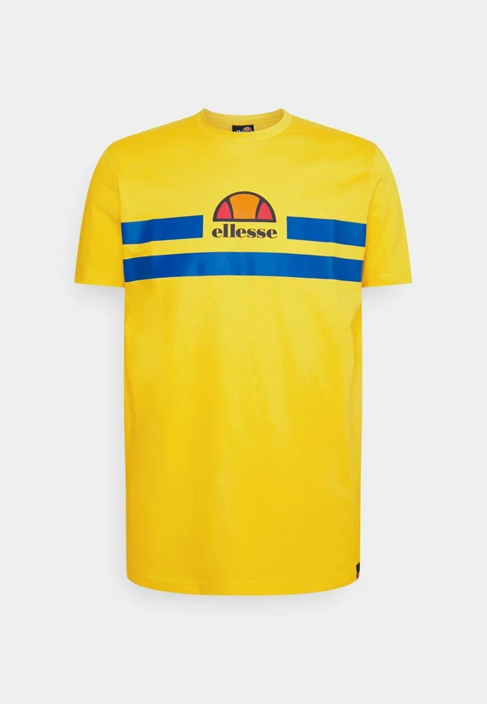 Ellesse APRELA TEE - T-shirt Imprimé - Yellow 1 Ellesse APRELA TEE - T-shirt Imprimé - Yellow