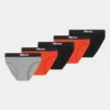 Ellesse GRACIE 5 PACK - Slip - Black/grey/red