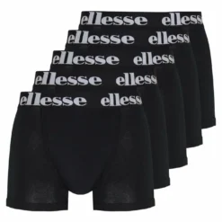 Ellesse NURRA FASHION TRUNKS 5 PACK - Shorty - Black -Ellesse Elegant Boutique 67b832a735754ef092043631293e1170