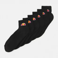 Ellesse RILLA SOCKS UNISEX 6 PACK - Chaussettes - Black