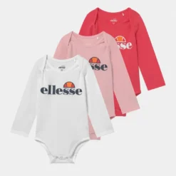 Ellesse TERESINA 3 PACK UNISEX - Body - Pink/light Pink/white