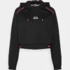 Ellesse MOSSA CROP HOODY - Sweatshirt - Black