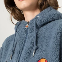 Ellesse AVO HOODY - Veste Polaire - Blue -Ellesse Elegant Boutique 708f9c5428ea4db092c23c76f0373065