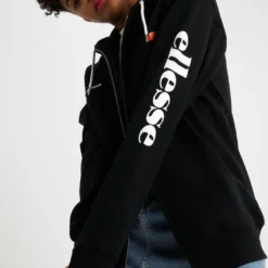Ellesse SERINATAS - Sweat à Capuche Zippé - Black