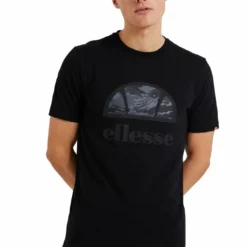 Ellesse ALTA VIA TEE - T-shirt Imprimé - Schwarz