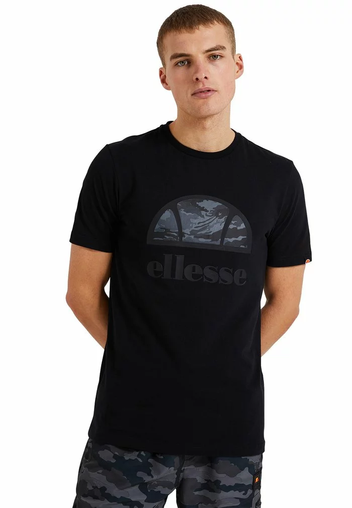 Ellesse ALTA VIA TEE - T-shirt Imprimé - Schwarz 1 Ellesse ALTA VIA TEE - T-shirt Imprimé - Schwarz