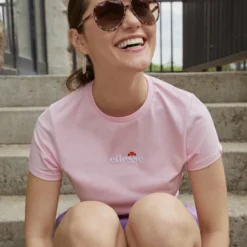Ellesse CI TEE - T-shirt Basique - Light Pink -Ellesse Elegant Boutique 74ea2de9a77b4aada11d55dbab11f4ea