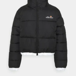 Ellesse CROPPED PUFFER JACKET - Veste D'hiver - Black
