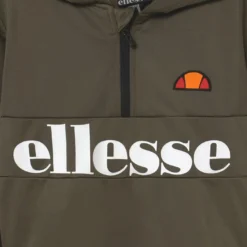 Ellesse HALF ZIP HOODY UNISEX - Sweat à Capuche - Khaki/black -Ellesse Elegant Boutique 796aa0df502d42de91e99167e53578a9