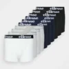 Ellesse TARIS FASHION TRUNKS 10 PACK - Shorty - Black/grey/white/blue