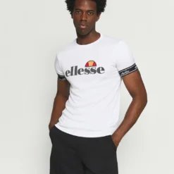Ellesse ALENTE - T-shirt Imprimé - White