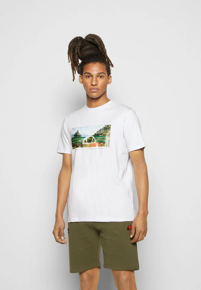 Ellesse SCENICA - T-shirt Imprimé - White 3 Ellesse SCENICA - T-shirt Imprimé - White – Image 3
