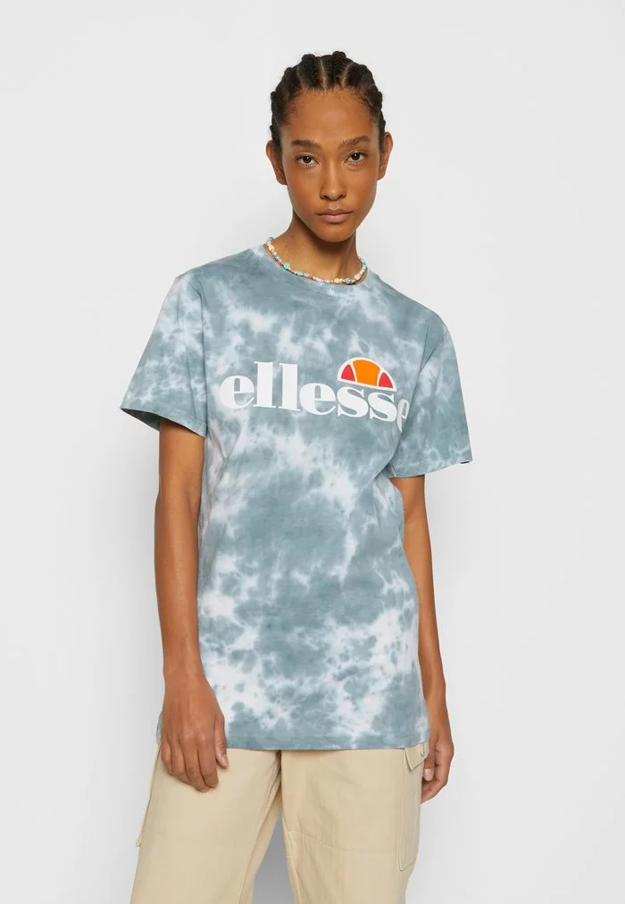 Ellesse ALBANY TIE DYE - T-shirt Imprimé - Green/white 3 Ellesse ALBANY TIE DYE - T-shirt Imprimé - Green/white – Image 3