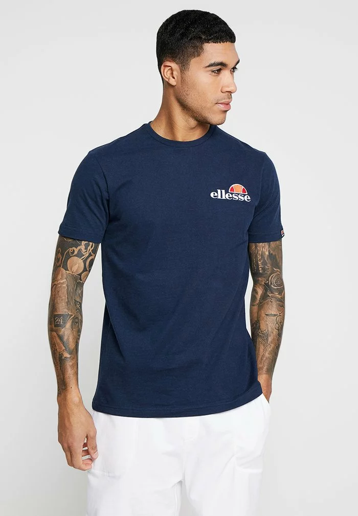 Ellesse VOODOO - T-shirt Imprimé - Navy 1 Ellesse VOODOO - T-shirt Imprimé - Navy