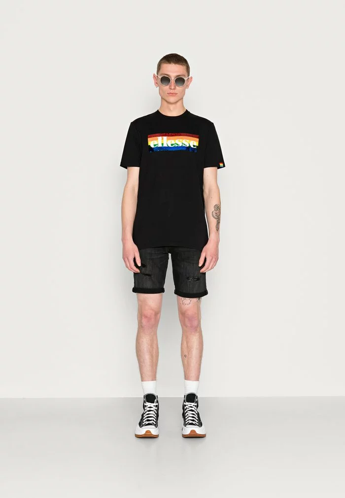 Ellesse UNITY UNISEX - T-shirt Imprimé - Black 2 Ellesse UNITY UNISEX - T-shirt Imprimé - Black â Image 2
