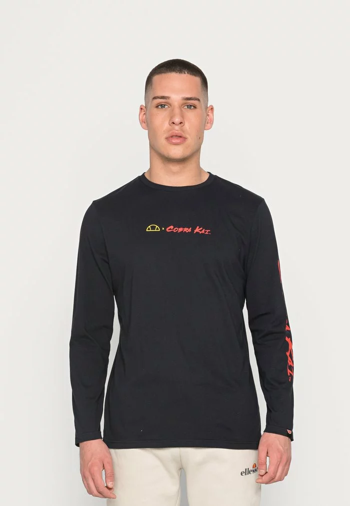 Ellesse SCHIUMA TEE - T-shirt à Manches Longues - Black 1 Ellesse SCHIUMA TEE - T-shirt à Manches Longues - Black