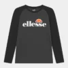 Ellesse VELTO - T-shirt à Manches Longues - Dark Grey Marl