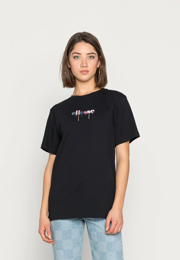 Ellesse STATION - T-shirt Imprimé - Black 1 Ellesse STATION - T-shirt Imprimé - Black