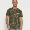 Ellesse VOODOO CAMO - T-shirt Imprimé - Khaki