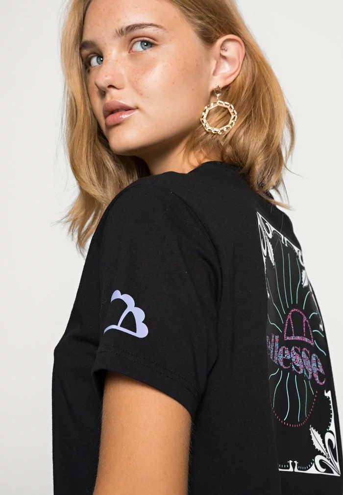 Ellesse VINCA TEE - T-shirt Imprimé - Black 5 Ellesse VINCA TEE - T-shirt Imprimé - Black – Image 5