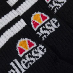 Ellesse POLIERO 3 PACK UNISEX - Chaussettes - Black -Ellesse Elegant Boutique 93a0b095ded24acaa1e7ae0a901901ee