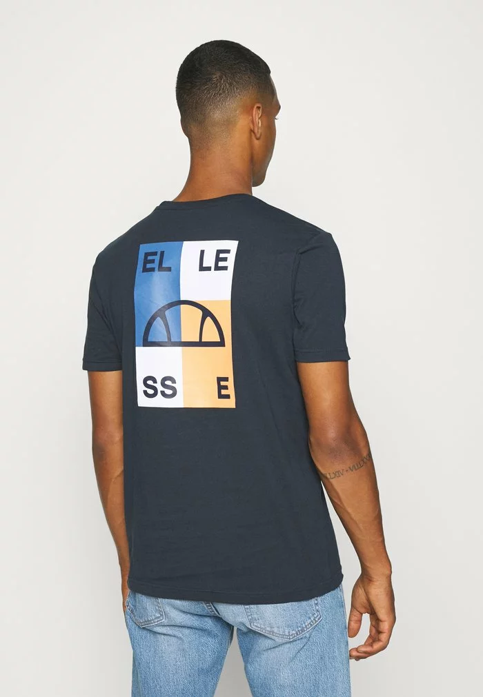 Ellesse ALTUS TEE - T-shirt Imprimé - Navy 1 Ellesse ALTUS TEE - T-shirt Imprimé - Navy