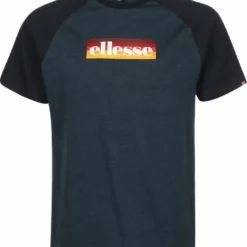 Ellesse KERSHAW - T-shirt Imprimé - Navy Marl