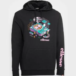 Ellesse SARAN OH HOODY - Sweatshirt - Black -Ellesse Elegant Boutique 97c1449a9a4440e8ae17a5b56964df81