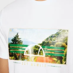 Ellesse SCENICA - T-shirt Imprimé - White 13 Ellesse SCENICA - T-shirt Imprimé - White -Ellesse Elegant Boutique 99e54a7d25af4c8289bc1bdb172e5123