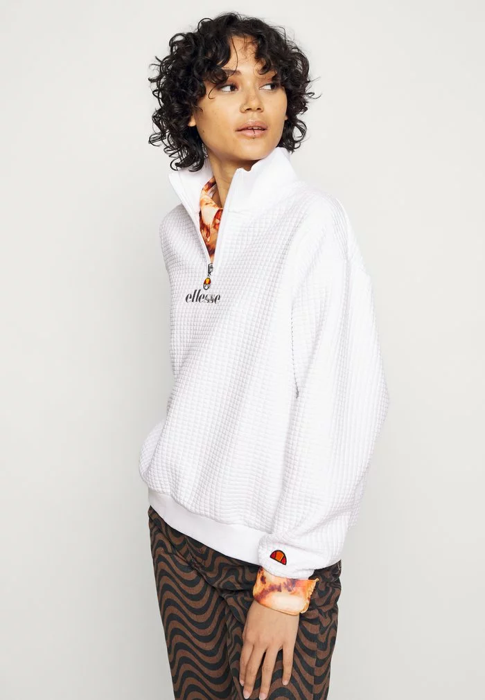 Ellesse CRATIC ZIP TRACK TOP - Sweatshirt - White 7 Ellesse CRATIC ZIP TRACK TOP - Sweatshirt - White – Image 7