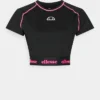 Ellesse ILLUMINANTE CROP - T-shirt Imprimé - Black