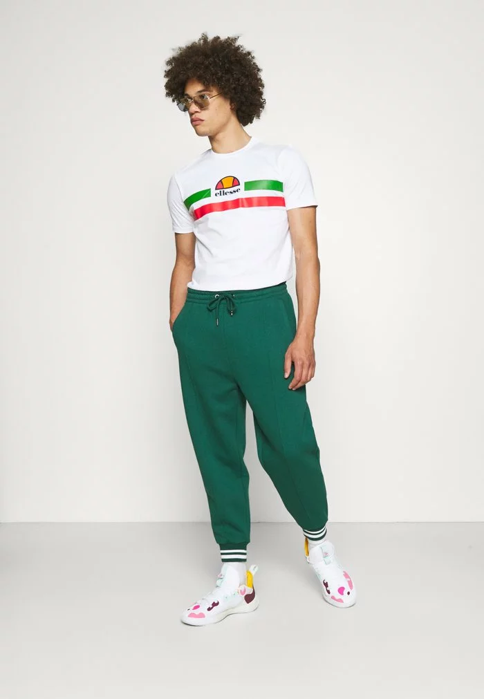 Ellesse APRELA TEE - T-shirt Imprimé - White/green 2 Ellesse APRELA TEE - T-shirt Imprimé - White/green – Image 2