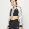 Ellesse HOUGHTON CROP TRACK - Veste De Survêtement - Silver