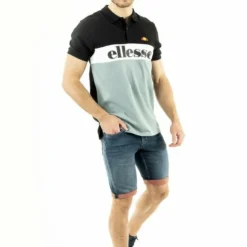 Ellesse Polo - Black Grey 5 Ellesse Polo - Black Grey -Ellesse Elegant Boutique 9ed0f2bcfdc045acb1ed6ef390986c6b