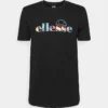 Ellesse OMORO TEE UNISEX - T-shirt Imprimé - Black