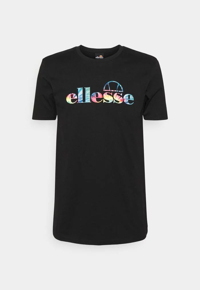 Ellesse OMORO TEE UNISEX - T-shirt Imprimé - Black 1 Ellesse OMORO TEE UNISEX - T-shirt Imprimé - Black